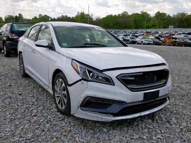 5NPE34AFXGH325100 - 2016 HYUNDAI SONATA SPO WHITE photo 1