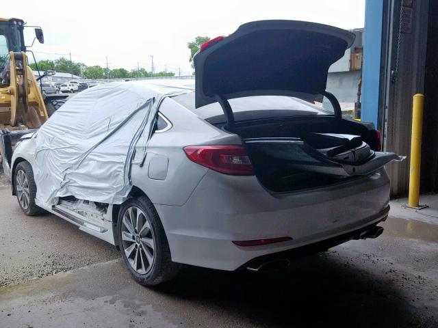 5NPE34AFXGH325100 - 2016 HYUNDAI SONATA SPO WHITE photo 3