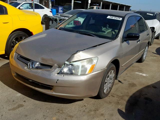 1HGCM55193A040626 - 2003 HONDA ACCORD DX GOLD photo 2