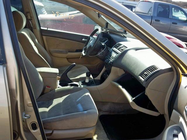 1HGCM55193A040626 - 2003 HONDA ACCORD DX GOLD photo 5