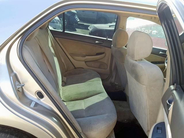 1HGCM55193A040626 - 2003 HONDA ACCORD DX GOLD photo 6