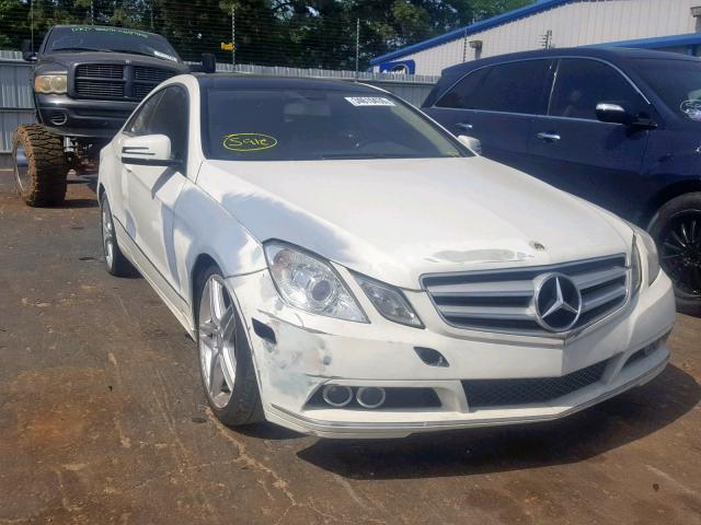 WDDKJ5GB3BF068275 - 2011 MERCEDES-BENZ E 350 WHITE photo 1