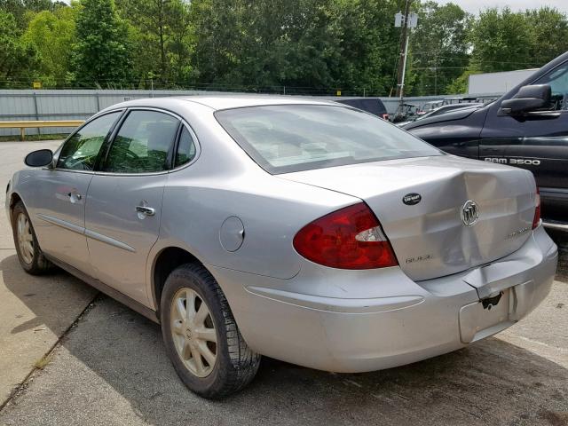 2G4WC532551216252 - 2005 BUICK LACROSSE C SILVER photo 3