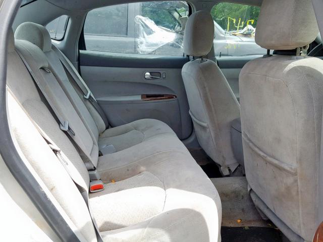 2G4WC532551216252 - 2005 BUICK LACROSSE C SILVER photo 6