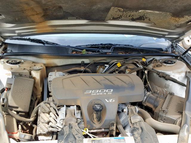 2G4WC532551216252 - 2005 BUICK LACROSSE C SILVER photo 7