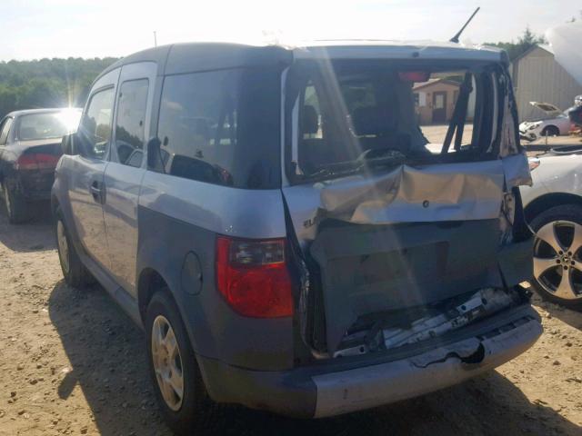 5J6YH28345L034187 - 2005 HONDA ELEMENT LX MAROON photo 3