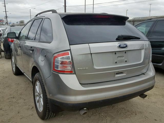 2FMDK36C08BB11894 - 2008 FORD EDGE SE GRAY photo 3