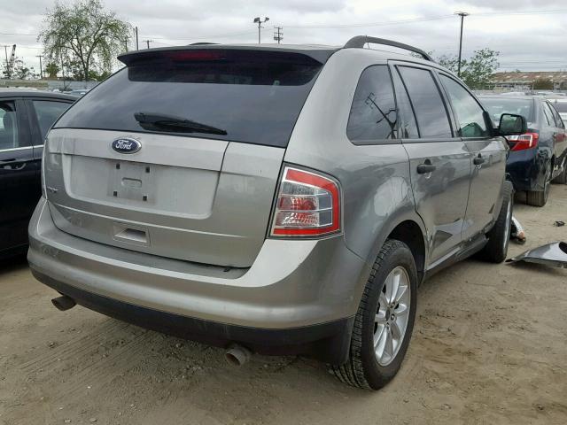 2FMDK36C08BB11894 - 2008 FORD EDGE SE GRAY photo 4