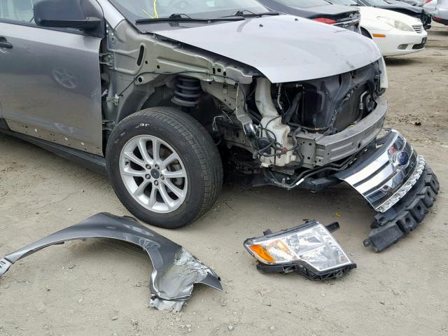 2FMDK36C08BB11894 - 2008 FORD EDGE SE GRAY photo 9