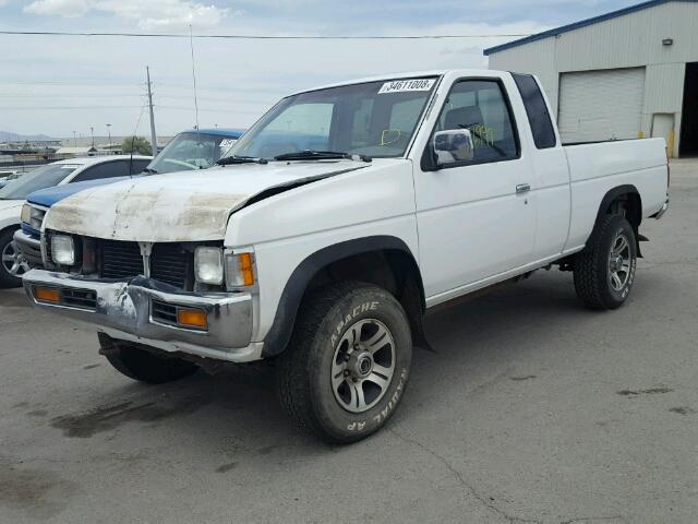 1N6SD16Y3VC332646 - 1997 NISSAN TRUCK KING WHITE photo 2