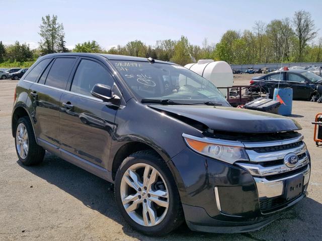 2FMDK4KC0DBA88607 - 2013 FORD EDGE LIMIT BLACK photo 1