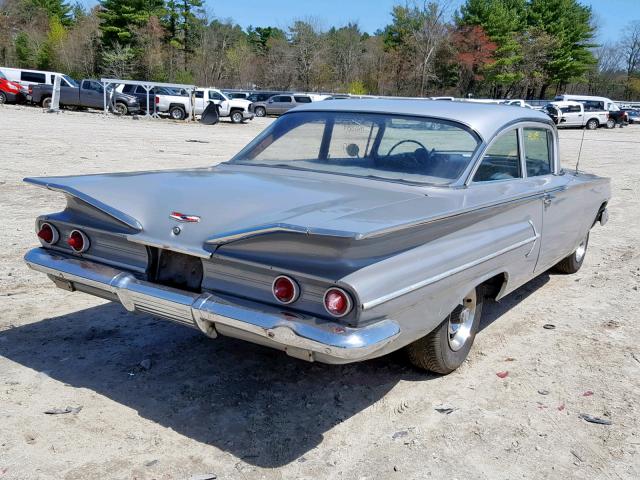 01511T211861 - 1960 CHEVROLET BEL AIR GRAY photo 4