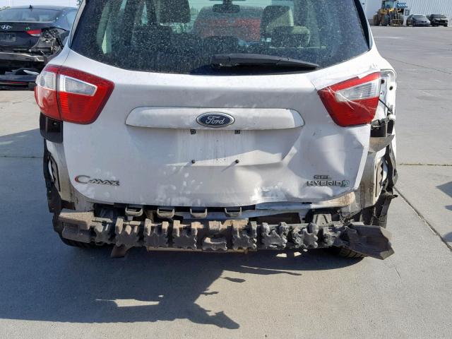 1FADP5BU3FL103033 - 2015 FORD C-MAX SEL WHITE photo 9