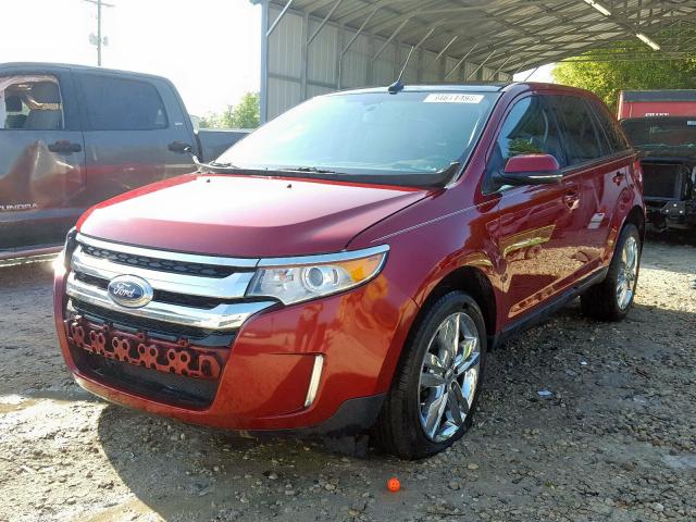 2FMDK3KC8EBA15092 - 2014 FORD EDGE LIMITED  photo 2