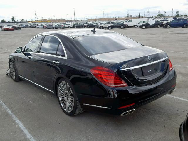 WDDUG8CB4HA339221 - 2017 MERCEDES-BENZ S 550 BLACK photo 3