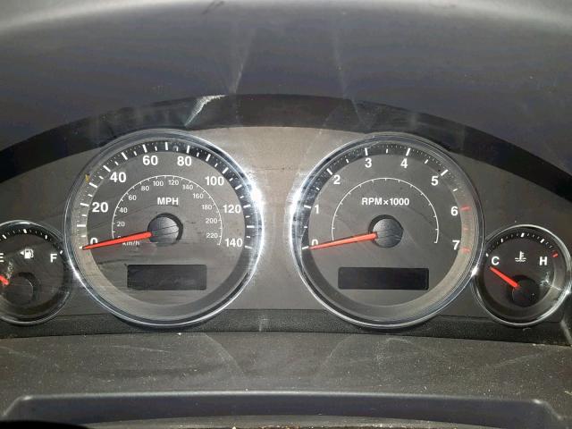 1J8HG48K28C201817 - 2008 JEEP COMMANDER BURGUNDY photo 8