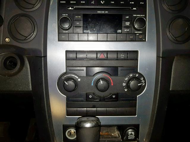 1J8HG48K28C201817 - 2008 JEEP COMMANDER BURGUNDY photo 9