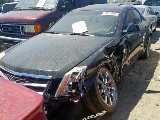 1G6DV57V180188365 - 2008 CADILLAC CTS HI FEA BLACK photo 2