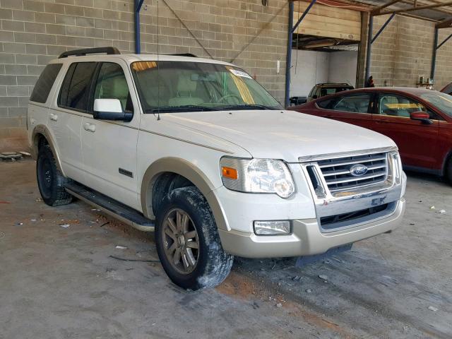 1FMEU74E28UB22111 - 2008 FORD EXPLORER E WHITE photo 1