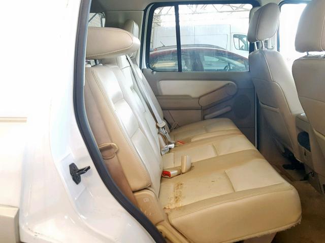 1FMEU74E28UB22111 - 2008 FORD EXPLORER E WHITE photo 6