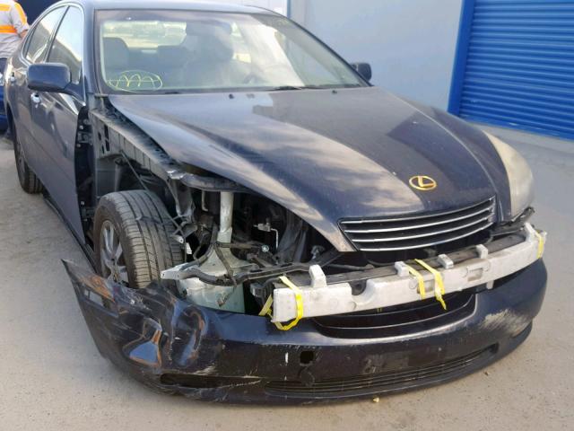 JTHBA30G640018706 - 2004 LEXUS ES 330 BLACK photo 1