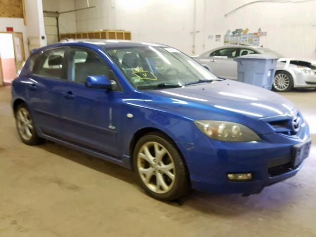 JM1BK343181805990 - 2008 MAZDA 3 HATCHBAC BLUE photo 1