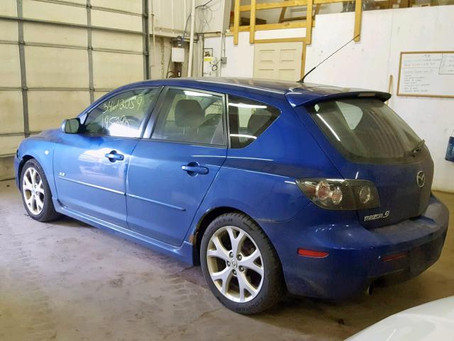 JM1BK343181805990 - 2008 MAZDA 3 HATCHBAC BLUE photo 3