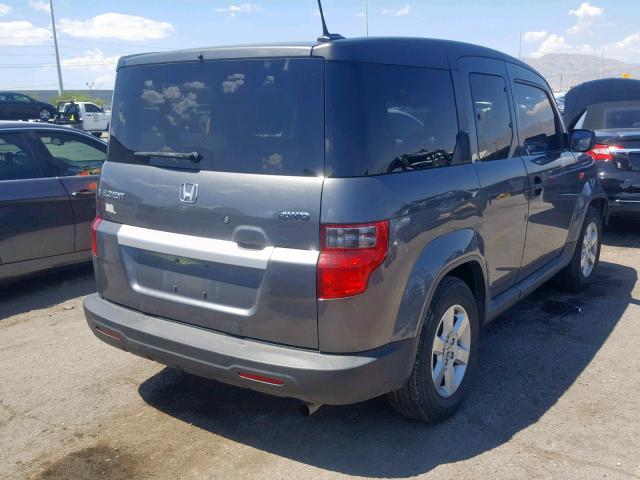 5J6YH2H76BL002677 - 2011 HONDA ELEMENT EX GRAY photo 4