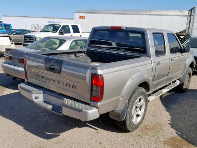 1N6ED27TX4C481673 - 2004 NISSAN FRONTIER C TAN photo 4