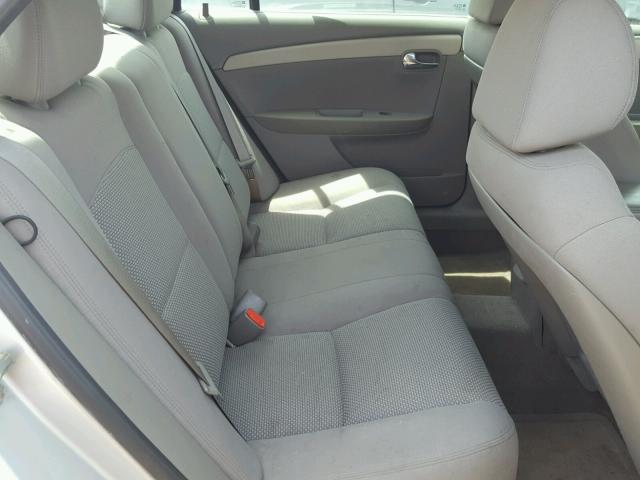 1G1ZB5EB9AF204957 - 2010 CHEVROLET MALIBU LS SILVER photo 6