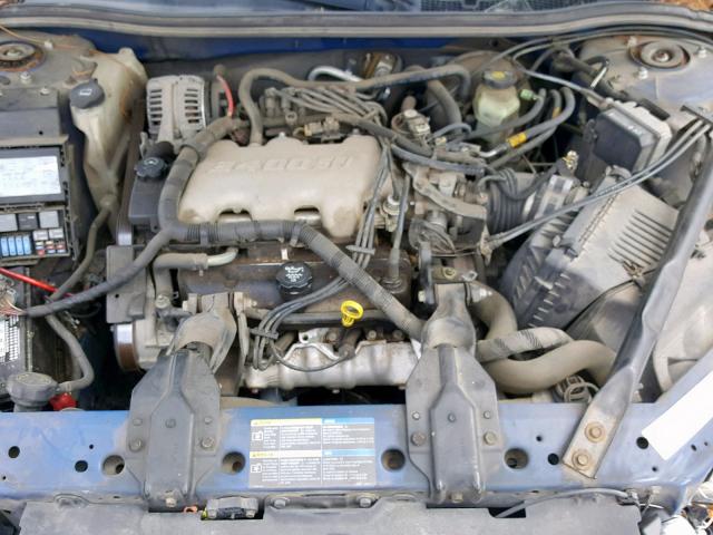 2G1WF52E859266791 - 2005 CHEVROLET IMPALA BLUE photo 7