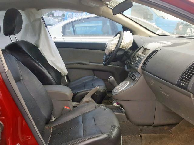 3N1AB61E97L637190 - 2007 NISSAN SENTRA 2.0 RED photo 5