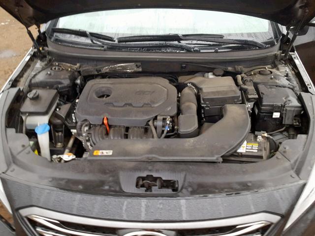 5NPE34AF9HH555499 - 2017 HYUNDAI SONATA SPO BLACK photo 7