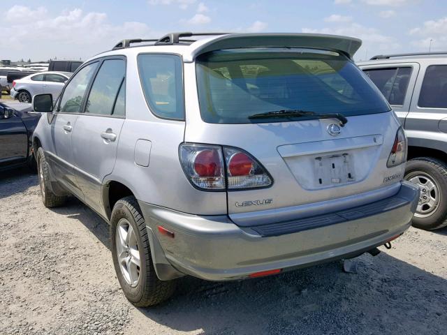 JTJGF10U820145034 - 2002 LEXUS RX 300 SILVER photo 3