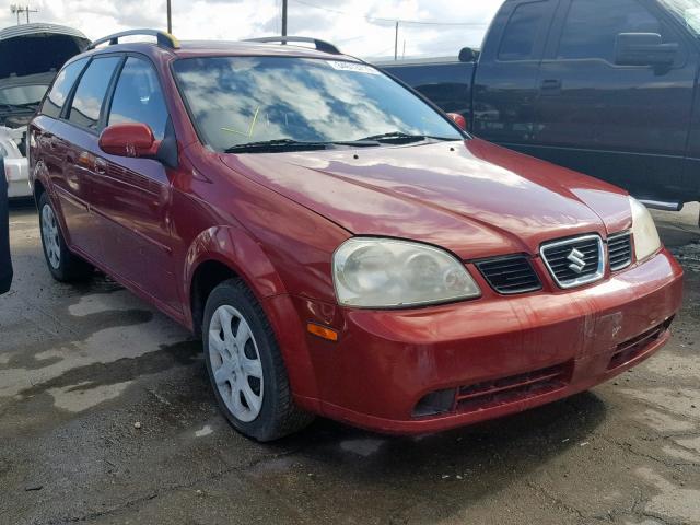 KL5JD86Z25K134278 - 2005 SUZUKI FORENZA S RED photo 1