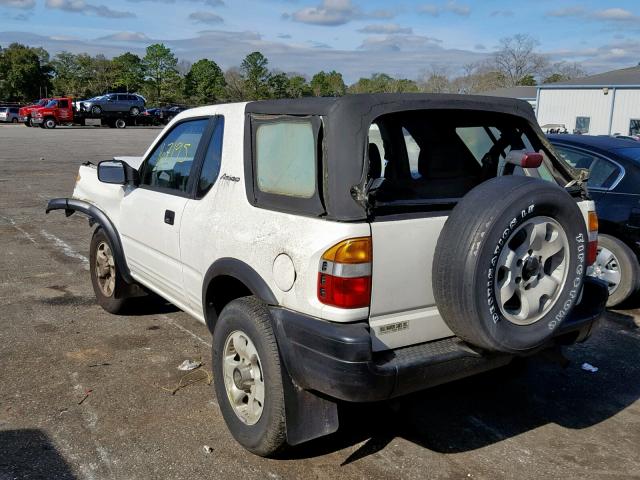 4S2CK57W2X4356679 - 1999 ISUZU AMIGO WHITE photo 3