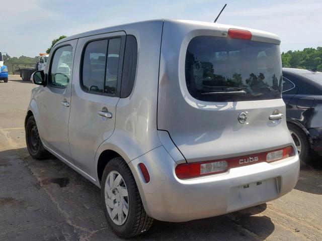 JN8AZ2KR7BT208528 - 2011 NISSAN CUBE BASE SILVER photo 3