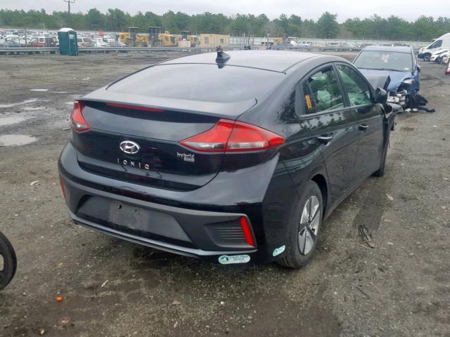 KMHC65LC4HU024803 - 2017 HYUNDAI IONIQ BLUE BLACK photo 4