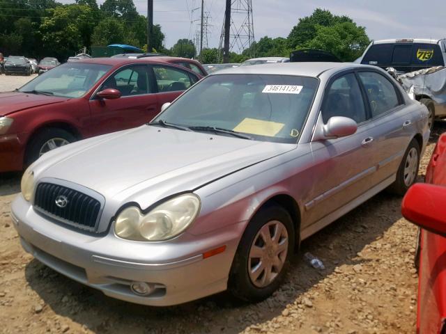 KMHWF25S94A955907 - 2004 HYUNDAI SONATA GL SILVER photo 2