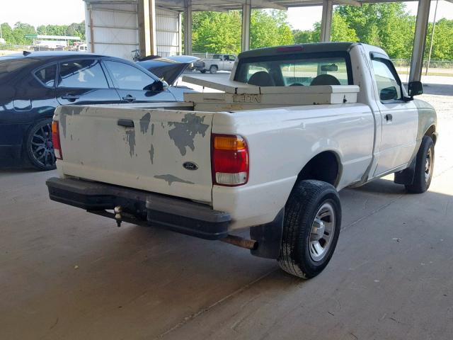 1FTYR10U2WUB69441 - 1998 FORD RANGER WHITE photo 4