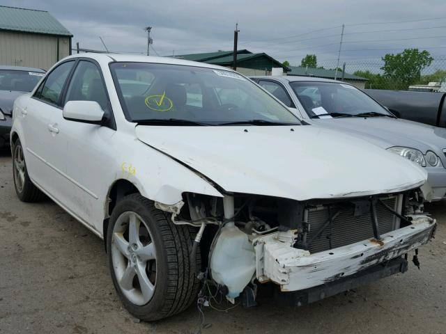 1YVHP80D165M56496 - 2006 MAZDA 6 S WHITE photo 1