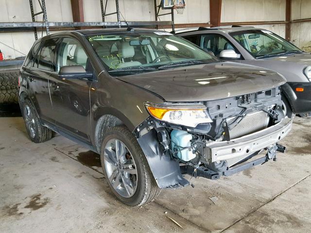 2FMDK3KC2DBC16551 - 2013 FORD EDGE LIMIT GRAY photo 1