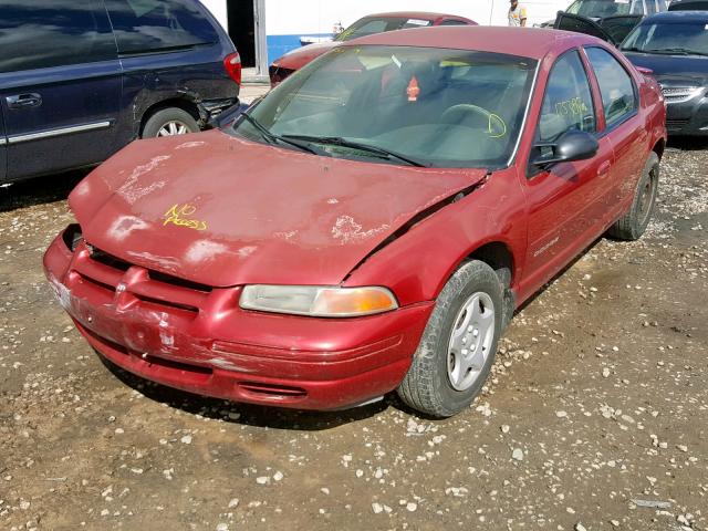 1B3EJ46XXWN161516 - 1998 DODGE STRATUS RED photo 2