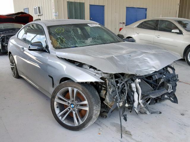 WBA3R5C59EF784767 - 2014 BMW 435 XI SILVER photo 1