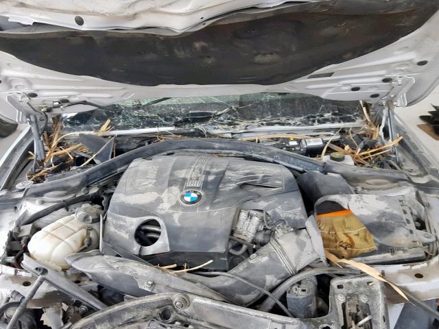 WBA3R5C59EF784767 - 2014 BMW 435 XI SILVER photo 7