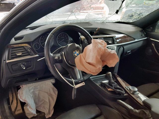 WBA3R5C59EF784767 - 2014 BMW 435 XI SILVER photo 9