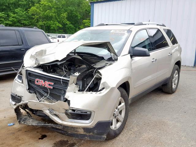 1GKKRPKD0GJ295763 - 2016 GMC ACADIA SLE BEIGE photo 2