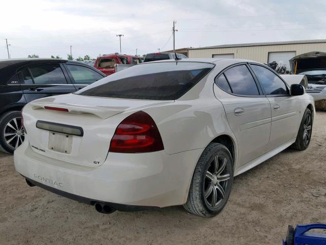 2G2WR554371222821 - 2007 PONTIAC GRAND PRIX WHITE photo 4