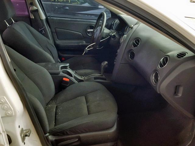 2G2WR554371222821 - 2007 PONTIAC GRAND PRIX WHITE photo 5