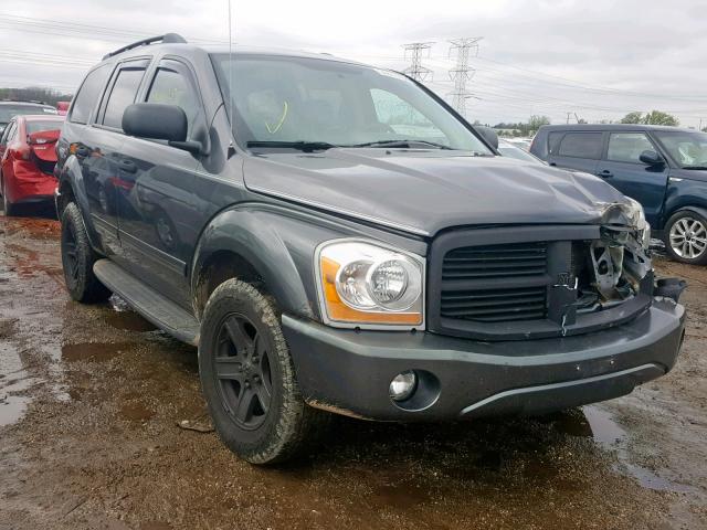 1D4HB48N64F138233 - 2004 DODGE DURANGO SL GRAY photo 1